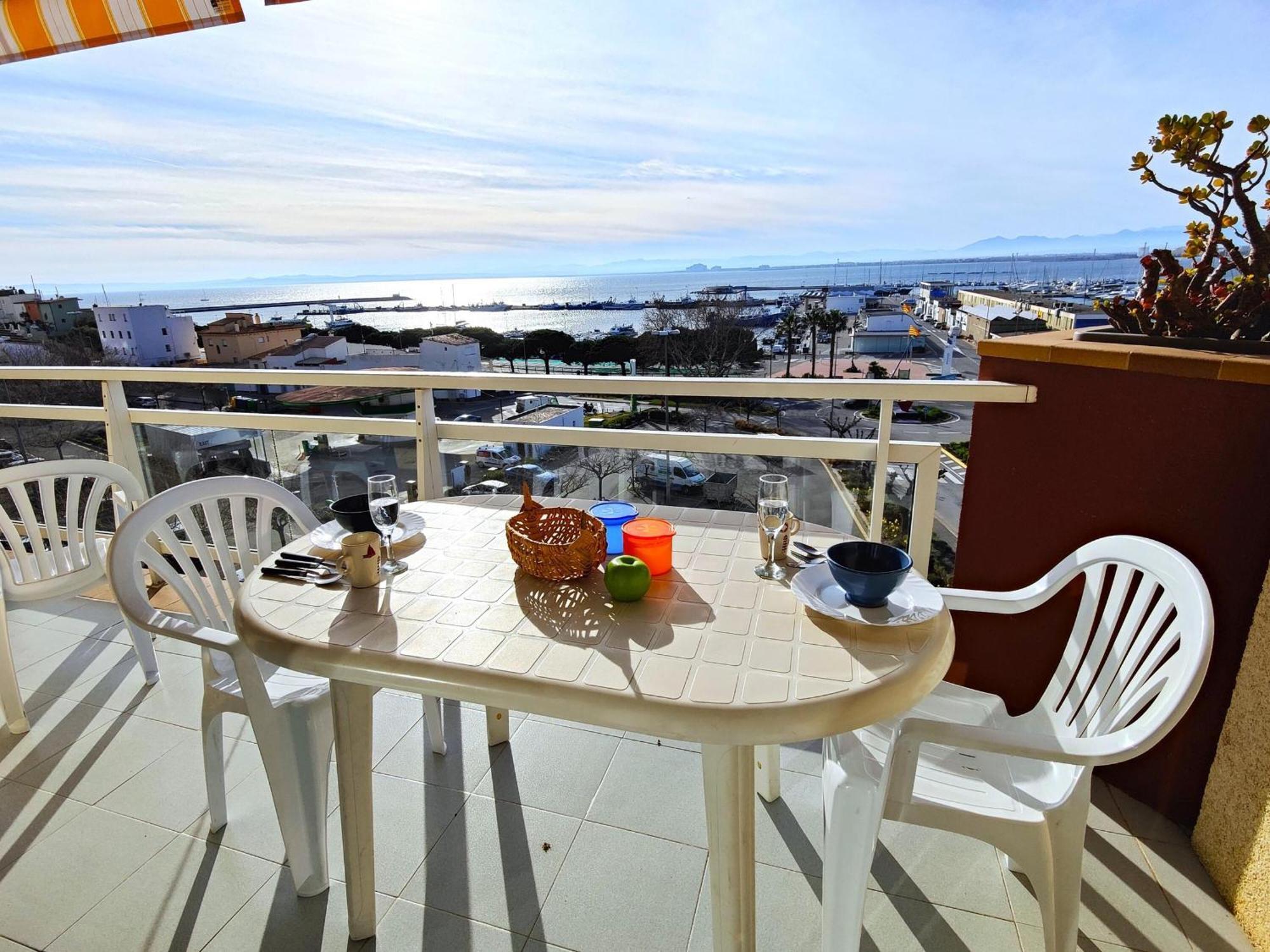 Apartmán 2166 Rocmar 1 4-C, Excelente Situacion Frente Al Puerto Pesquero Y Con Vista A La Bahia. Gran Terraza. Gran Parking Publico Delante. - Es-258-30 Roses Exteriér fotografie